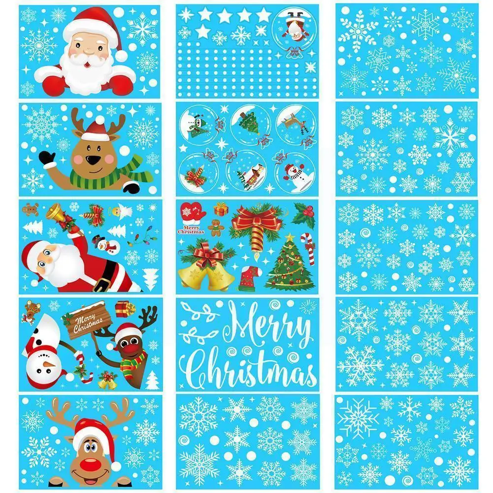 Diy Christmas Sticker Santa Elk Snowflakes Decals Home Christmas Flake Wall Decoration Sticker Window Large Sticker G8w2
Diy Christmas Sticker Santa Elk Snowflakes Decals Home Christmas Flake Wall Decoration Sticker Window Large Sticker G8w2