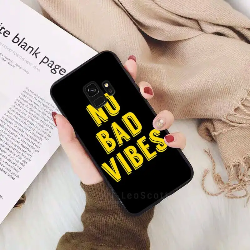 No Bad Vibes color Text Phone Case For Samsung Galaxy S5 S6 S7 S8 S9 S10 S10e S20 edge plus lite
No Bad Vibes color Text Phone Case For Samsung Galaxy S5 S6 S7 S8 S9 S10 S10e S20 edge plus lite