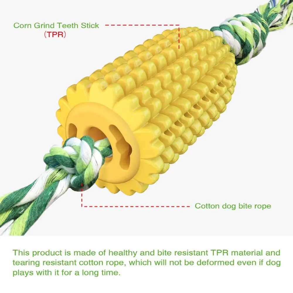 Dog Molar Toy Corn Grind Teeth Stick Dog Bite Toy Puppy Interactive Play Cleaning Teeth Chew Training Toy Pet Toy
Dog Molar Toy Corn Grind Teeth Stick Dog Bite Toy Puppy Interactive Play Cleaning Teeth Chew Training Toy Pet Toy