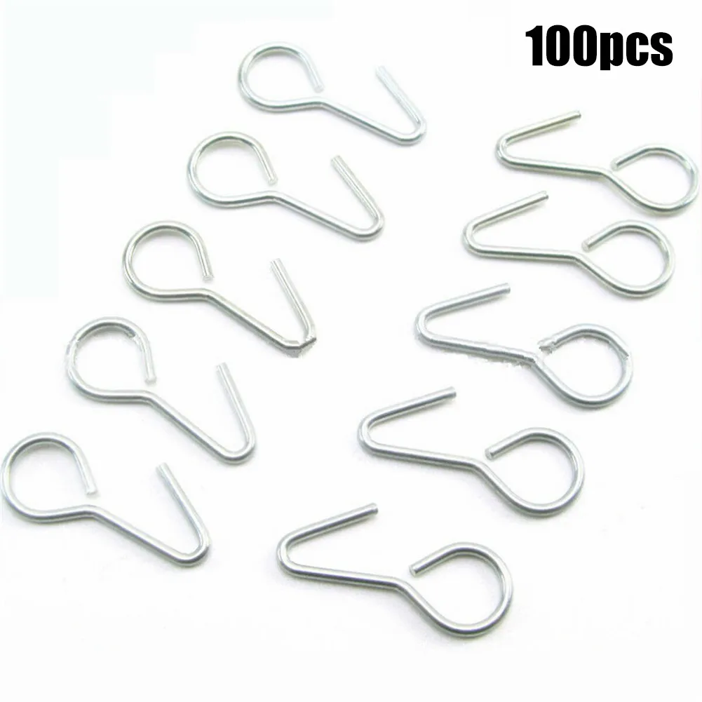100pcs Silver Metal Ring Tail S-Hooks For Car Truck SUV Auto Seat Covers Hook Interior Accessories Auto Fastener Clips
100pcs Silver Metal Ring Tail S-Hooks For Car Truck SUV Auto Seat Covers Hook Interior Accessories Auto Fastener Clips
