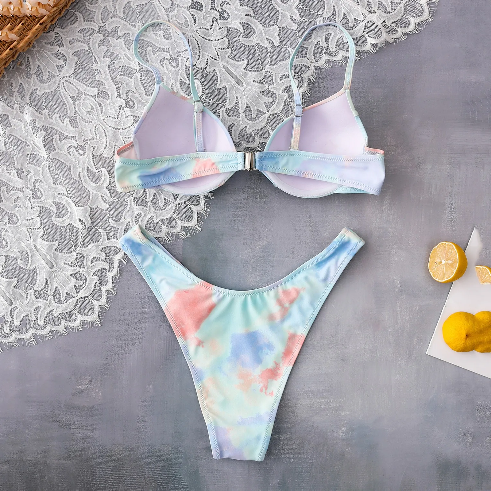 2021 Summer New Style Sexy Women's Tie-dye Bikini Sets Push-up Padded Bra Swimsuit Swimwear Bathing Suit Beachwear Costume
2021 Summer New Style Sexy Women's Tie-dye Bikini Sets Push-up Padded Bra Swimsuit Swimwear Bathing Suit Beachwear Costume