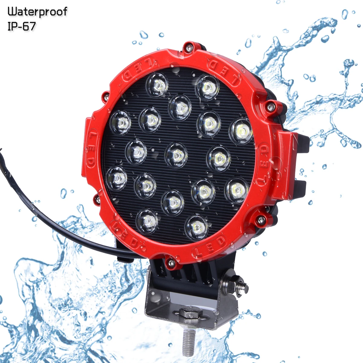 7 Inches 51W LED Light Round Spot Light Pod Off Road Driving Lights Fog Bumper Roof Light Fit for Boat Jeep SUV Truck Motorcycle
7 Inches 51W LED Light Round Spot Light Pod Off Road Driving Lights Fog Bumper Roof Light Fit for Boat Jeep SUV Truck Motorcycle