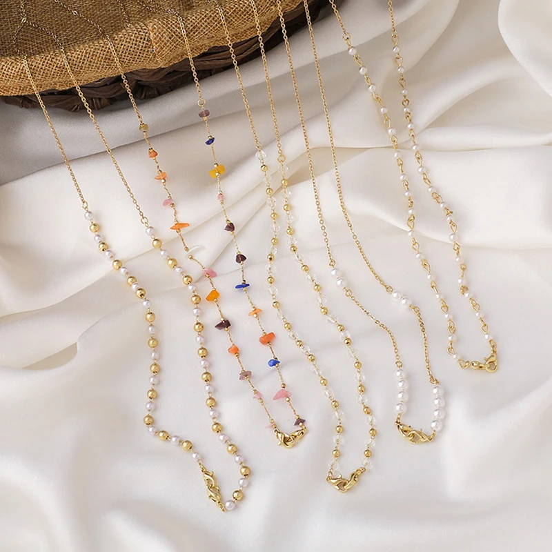 Fashion Pearl Glasses Chain Women Men Eyeglass Cord Sunglasses Cord Retainer Holder Eyewear Lanyard Neck Strap Rope Mask Chains
Fashion Pearl Glasses Chain Women Men Eyeglass Cord Sunglasses Cord Retainer Holder Eyewear Lanyard Neck Strap Rope Mask Chains
