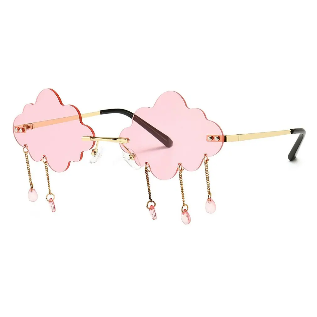 2021 NEW Vintage Clouds Tassel Steampunk Sunglasses Fashion Rimless Driving Glasses Women Men Frameless Punk Glasses Shades
2021 NEW Vintage Clouds Tassel Steampunk Sunglasses Fashion Rimless Driving Glasses Women Men Frameless Punk Glasses Shades