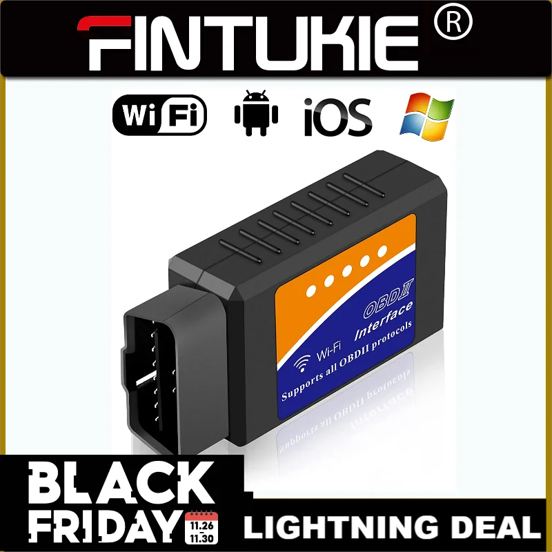 WiFi OBD2 V1.5/2.1 Scanner Adapter Auto Diagnostic Code Reader & Scan Tool for iOS Android Windows Read & Clear Car Check Engine
WiFi OBD2 V1.5/2.1 Scanner Adapter Auto Diagnostic Code Reader & Scan Tool for iOS Android Windows Read & Clear Car Check Engine