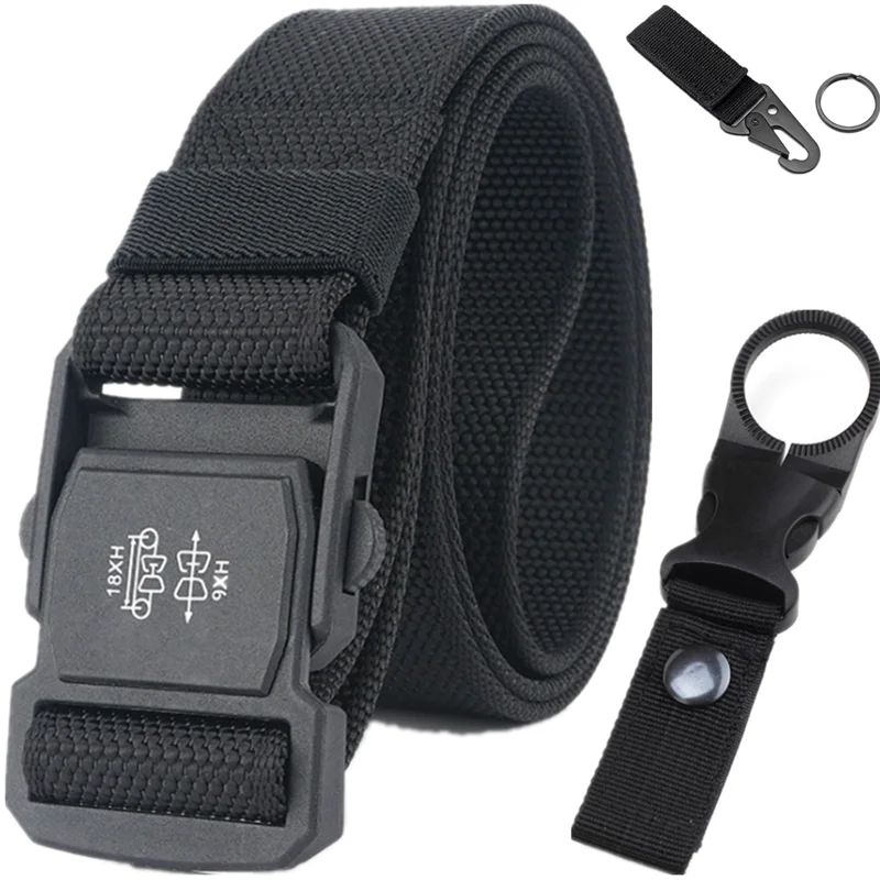 Nylon magnetic buckle versatile lightweight belt Motion Mountaineering Rock Climbing Field Military Train Outdoors Tactics
Nylon magnetic buckle versatile lightweight belt Motion Mountaineering Rock Climbing Field Military Train Outdoors Tactics