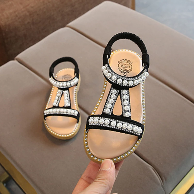Baby Girls Sandals Toddler Infant Kids Slip On Pearl Crystal Single Princess Roman Shoes For Children Girl Summer
Baby Girls Sandals Toddler Infant Kids Slip On Pearl Crystal Single Princess Roman Shoes For Children Girl Summer