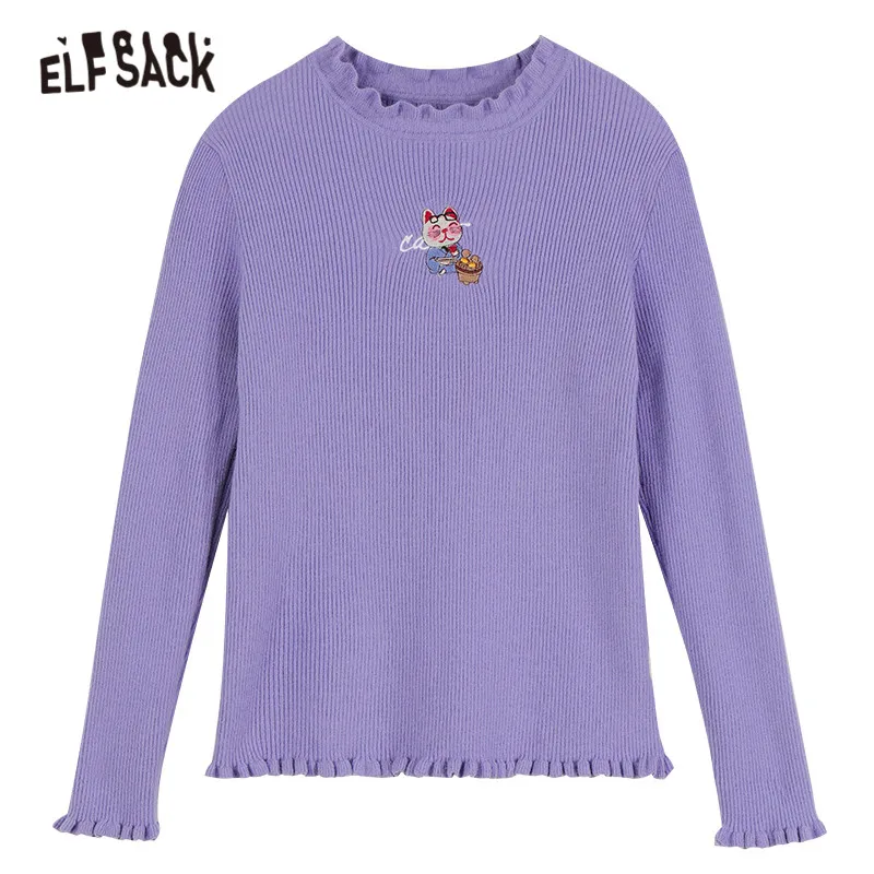 ELFSACK Japanese Cat Embroidery Korean Women Knit Pullover Sweaters,2020 Winter Full Sleeve,Casual Female Basic Daily Ruffle Top
ELFSACK Japanese Cat Embroidery Korean Women Knit Pullover Sweaters,2020 Winter Full Sleeve,Casual Female Basic Daily Ruffle Top
