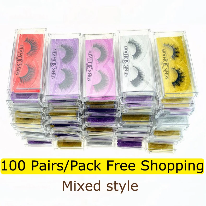 Wholesale Eyelashes 20/30/50/100 Pairs Mink Eyelashes Natural False Eyelashes Hand Made Makeup Dramatic Long 3d Mink Lashes Bulk
Wholesale Eyelashes 20/30/50/100 Pairs Mink Eyelashes Natural False Eyelashes Hand Made Makeup Dramatic Long 3d Mink Lashes Bulk