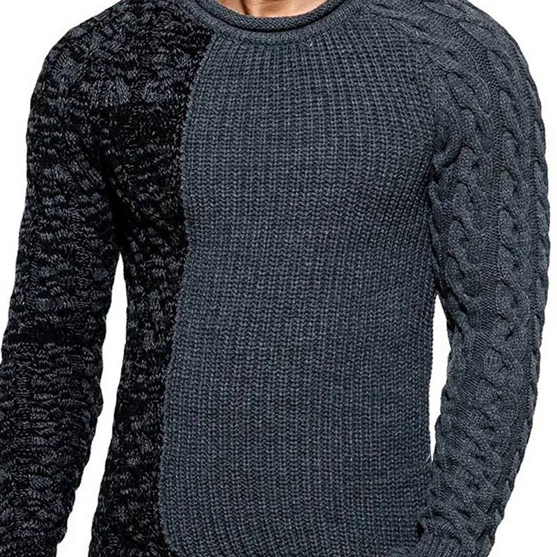 MONERFFI 2020 Men's Fashion Solid Color Autumn Knit O-Neck Long Sleeve Spliced Sweaters Casual Slim Fit Pullover Tops
MONERFFI 2020 Men's Fashion Solid Color Autumn Knit O-Neck Long Sleeve Spliced Sweaters Casual Slim Fit Pullover Tops