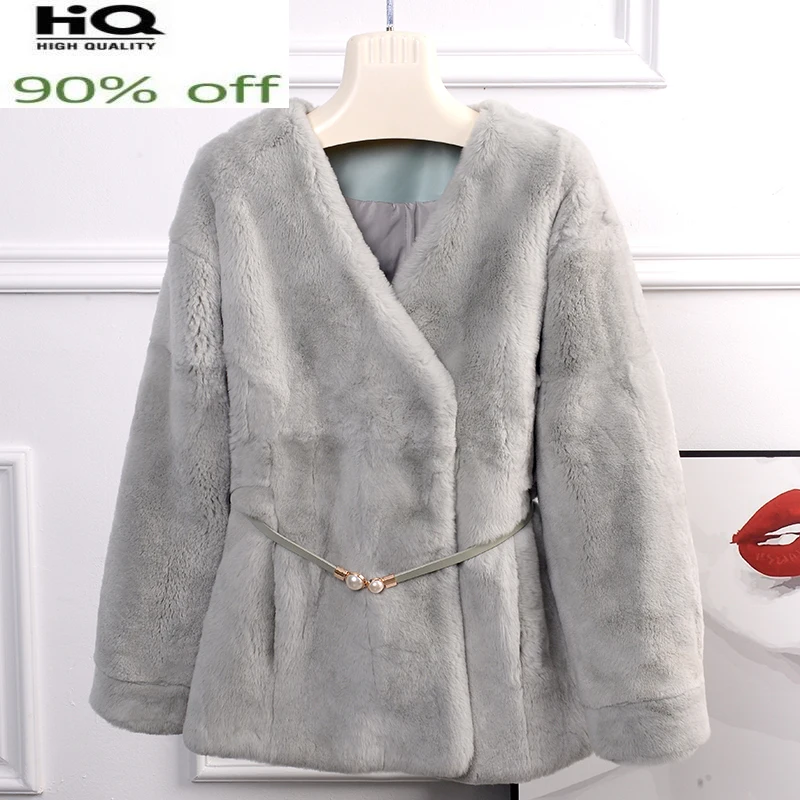 Elegant 100% Real Rex Rabbit Fur Coat Female Winter 2022 Short Warm Fur Jacket Women Clothes Chaquetas Para Mujer Gxy1052
Elegant 100% Real Rex Rabbit Fur Coat Female Winter 2022 Short Warm Fur Jacket Women Clothes Chaquetas Para Mujer Gxy1052