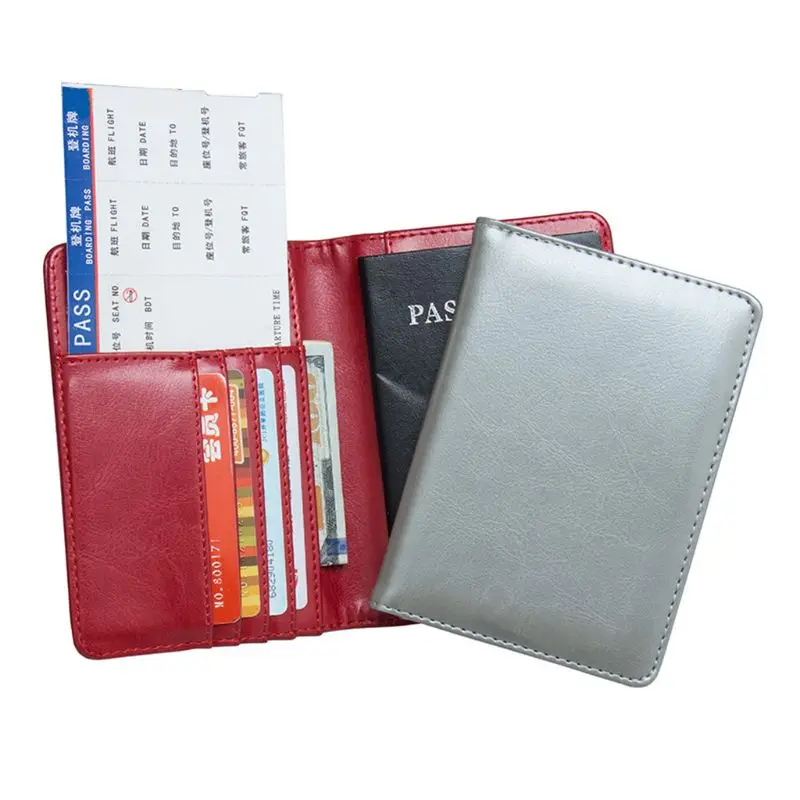 RFID Blocking Leather Travel Passport Holder ID Case Credit Card Cover Protector for Women Men
RFID Blocking Leather Travel Passport Holder ID Case Credit Card Cover Protector for Women Men