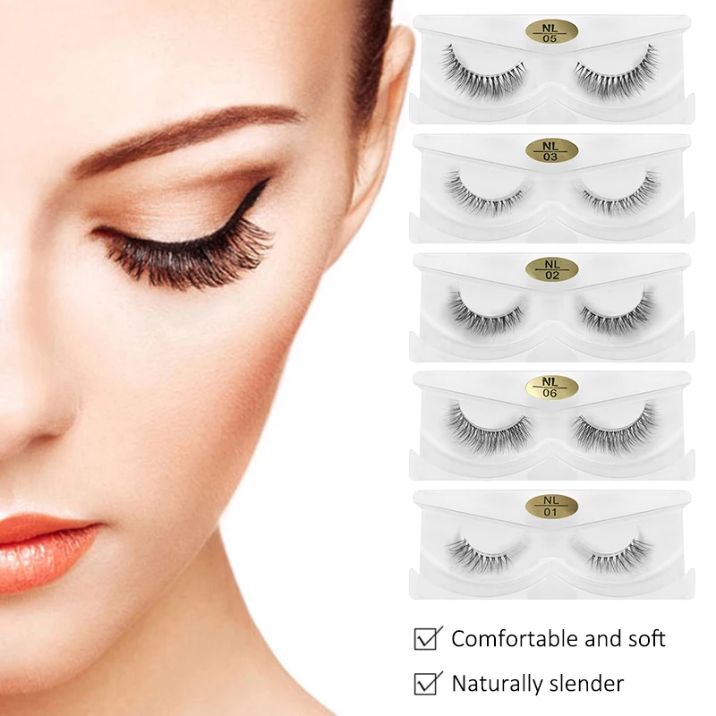 1 Pair Of 3D Mink False Eyelashes Transparent Stem Short Eyelashes Natural Daily Makeup Easy To Operate Eye Makeup
1 Pair Of 3D Mink False Eyelashes Transparent Stem Short Eyelashes Natural Daily Makeup Easy To Operate Eye Makeup