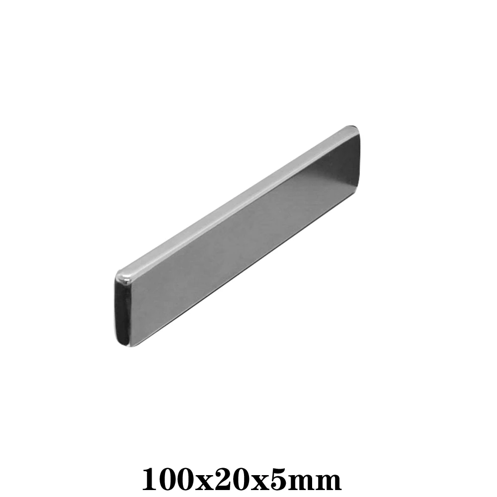 Редкоземельные магниты 100x20x5 1 ~ 5 шт. 100 мм x 20 прямоугольные постоянный неодимовый