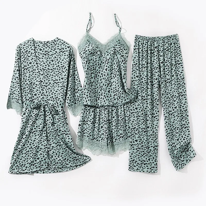 Sexy Robe Sleep Suit Lace Sleepwear For Women Kimono Gown Satin Pajamas Sets Bathrobe Silky Nightwear Loungewear Spring Pijamas
Sexy Robe Sleep Suit Lace Sleepwear For Women Kimono Gown Satin Pajamas Sets Bathrobe Silky Nightwear Loungewear Spring Pijamas