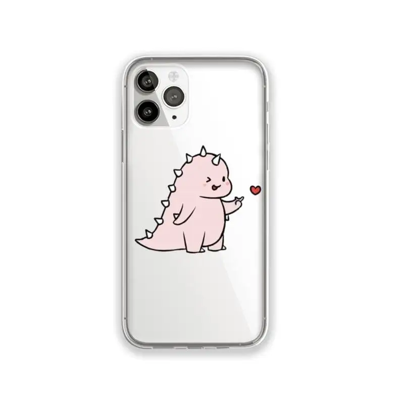 Cute Dinosaur Baby Fashion Phone Case Transparent for iPhone 11 12 mini pro XS MAX 8 7 6 6S Plus X 5S SE 2020 XR
Cute Dinosaur Baby Fashion Phone Case Transparent for iPhone 11 12 mini pro XS MAX 8 7 6 6S Plus X 5S SE 2020 XR