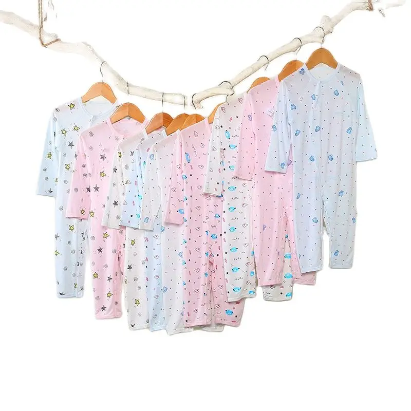Summer baby conjoined thin paragraph bamboo fiber clothing baby long-sleeved leisurewear baby air conditioning
Summer baby conjoined thin paragraph bamboo fiber clothing baby long-sleeved leisurewear baby air conditioning