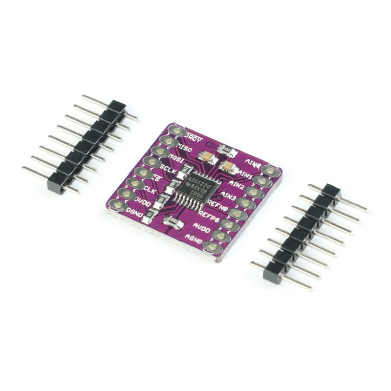 ADS1220 analog-to-digital module/CJMCU-1220 ADC SPI low-power 24-bit analog-to-digital converter
ADS1220 analog-to-digital module/CJMCU-1220 ADC SPI low-power 24-bit analog-to-digital converter