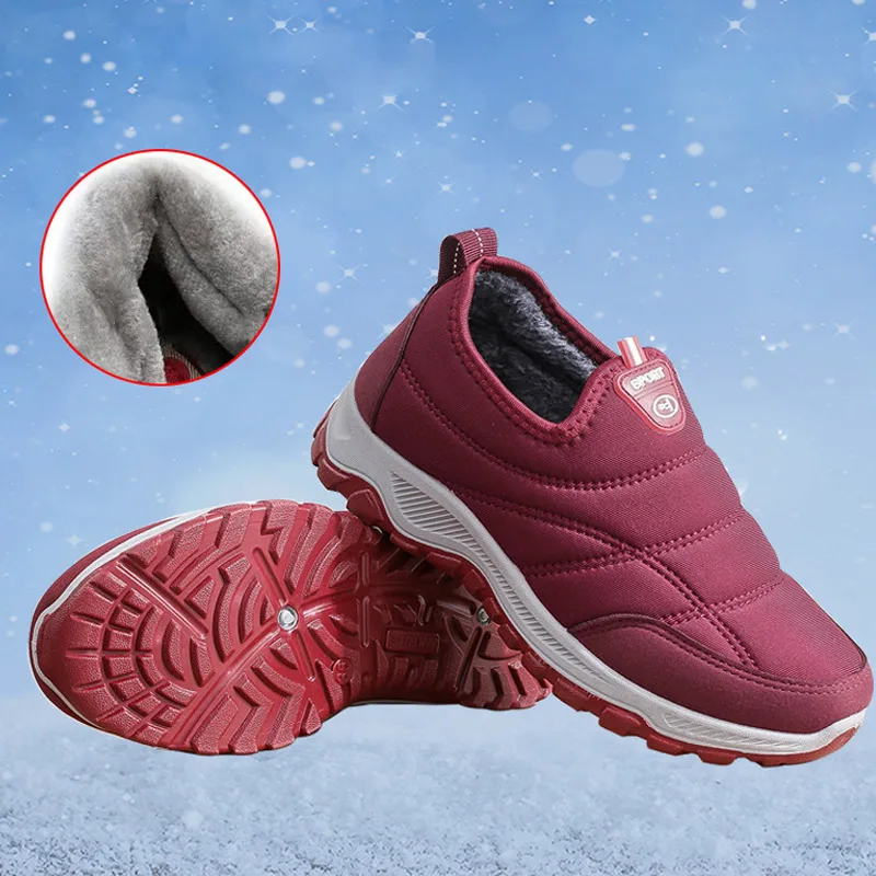 Women' Plush Warm Couple Footwear Ultralight Female Cotton Shoes Winter Ankle Botas Casual Slip On Ladies Cotton Boots
Women' Plush Warm Couple Footwear Ultralight Female Cotton Shoes Winter Ankle Botas Casual Slip On Ladies Cotton Boots