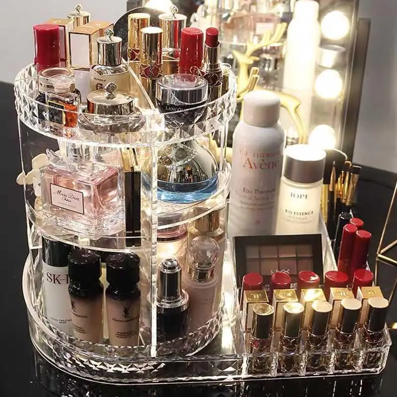 360 Degree Organizer Rotating Large Desktop Home Drawer MultiFunction Cosmetic Storage Box Acrylic Makeup Organizer For Cosmetic
360 Degree Organizer Rotating Large Desktop Home Drawer MultiFunction Cosmetic Storage Box Acrylic Makeup Organizer For Cosmetic