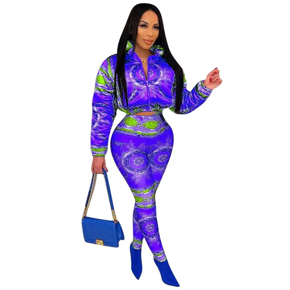 Костюм спортивный женский из двух предметов, теплый хлопковый короткий пиджак с воротником-стойкой, узкие брюки с высокой талией и принтом, ...
Костюм спортивный женский из двух предметов, теплый хлопковый короткий пиджак с воротником-стойкой, узкие брюки с высокой талией и принтом, ...