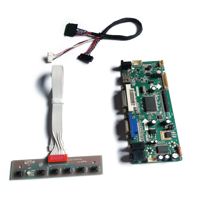 Fit HSD100IFW1/HSD100IFW2/HSD100IFW4/HSD101PFW2 1024*600 LVDS 30 Pin VGA DVI 60Hz WLDE Matrix Monitor Controller Board Kit
Fit HSD100IFW1/HSD100IFW2/HSD100IFW4/HSD101PFW2 1024*600 LVDS 30 Pin VGA DVI 60Hz WLDE Matrix Monitor Controller Board Kit