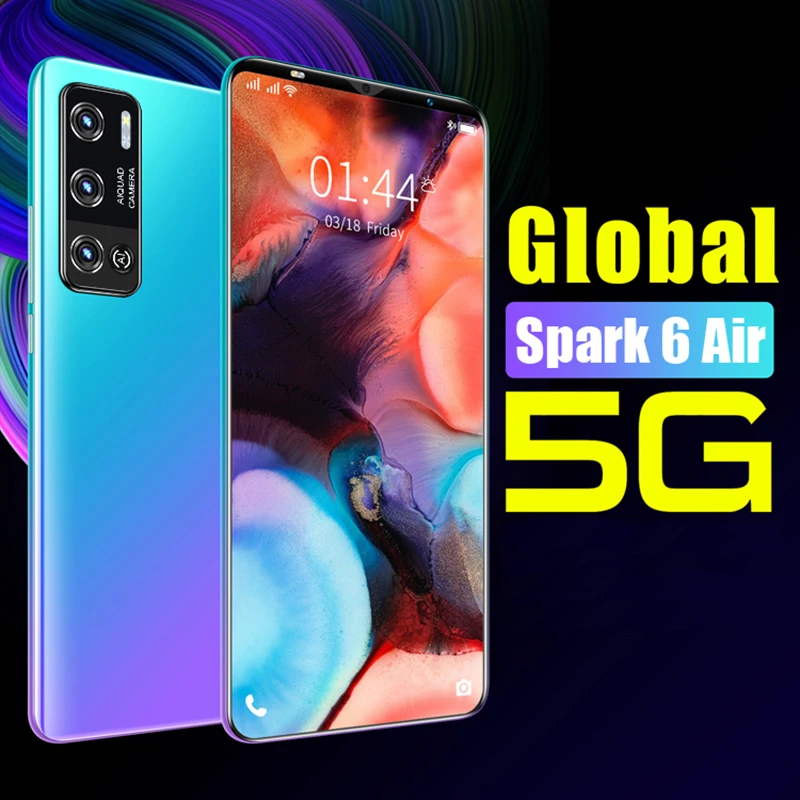 Hot Sale Spark 6 Air 5.0 Inch 6+128GB Dual SIM+Micro SD Andriod Smart Phone 2021 New 24+48MP Fingerprint ID Mobile Phone Celular
Hot Sale Spark 6 Air 5.0 Inch 6+128GB Dual SIM+Micro SD Andriod Smart Phone 2021 New 24+48MP Fingerprint ID Mobile Phone Celular