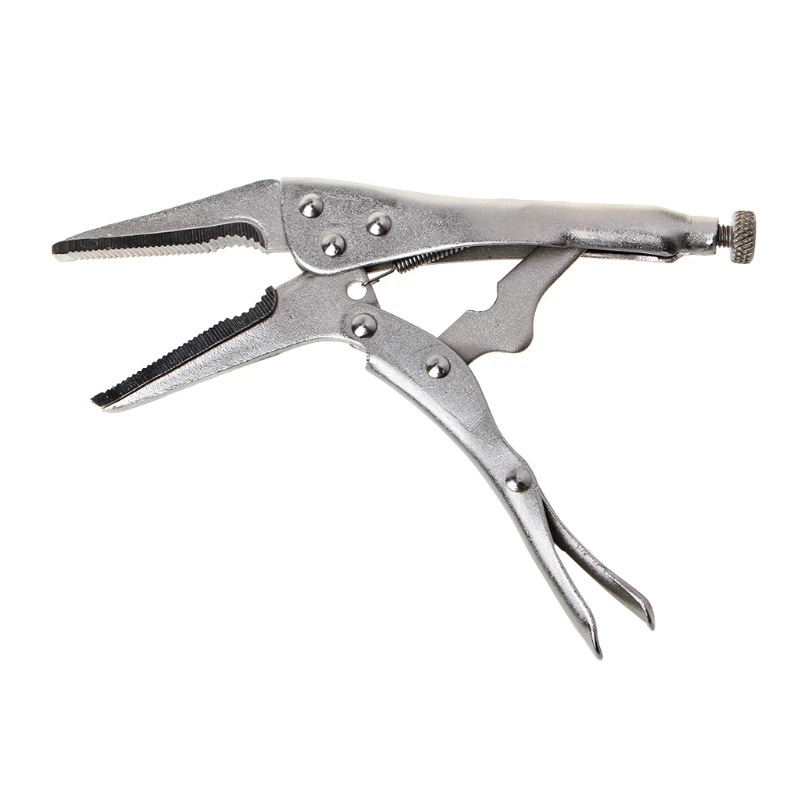 7Inch Locking Pliers Long Nose Straight Jaw Lock Vise Grip Clamp Hand Tool 165mm 85DA
7Inch Locking Pliers Long Nose Straight Jaw Lock Vise Grip Clamp Hand Tool 165mm 85DA