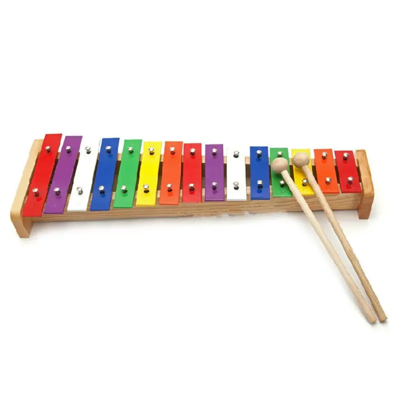 15 Sound Aluminum Piano Children's Early Education Knock Piano Xylophone Teaching Music Toy Piano Dulcimer Standard Teaching Aid
15 Sound Aluminum Piano Children's Early Education Knock Piano Xylophone Teaching Music Toy Piano Dulcimer Standard Teaching Aid