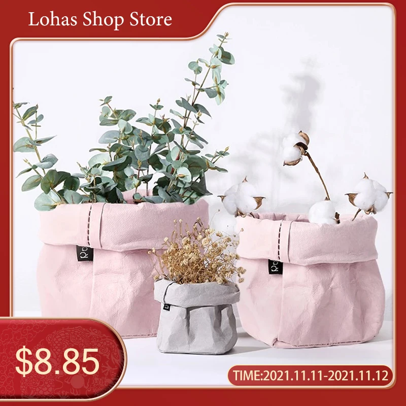 Pink Washable Kraft Paper Storage Bag Makeup Brush Container Food Sundries Book Storage Bags Organizer Home Decor
Pink Washable Kraft Paper Storage Bag Makeup Brush Container Food Sundries Book Storage Bags Organizer Home Decor