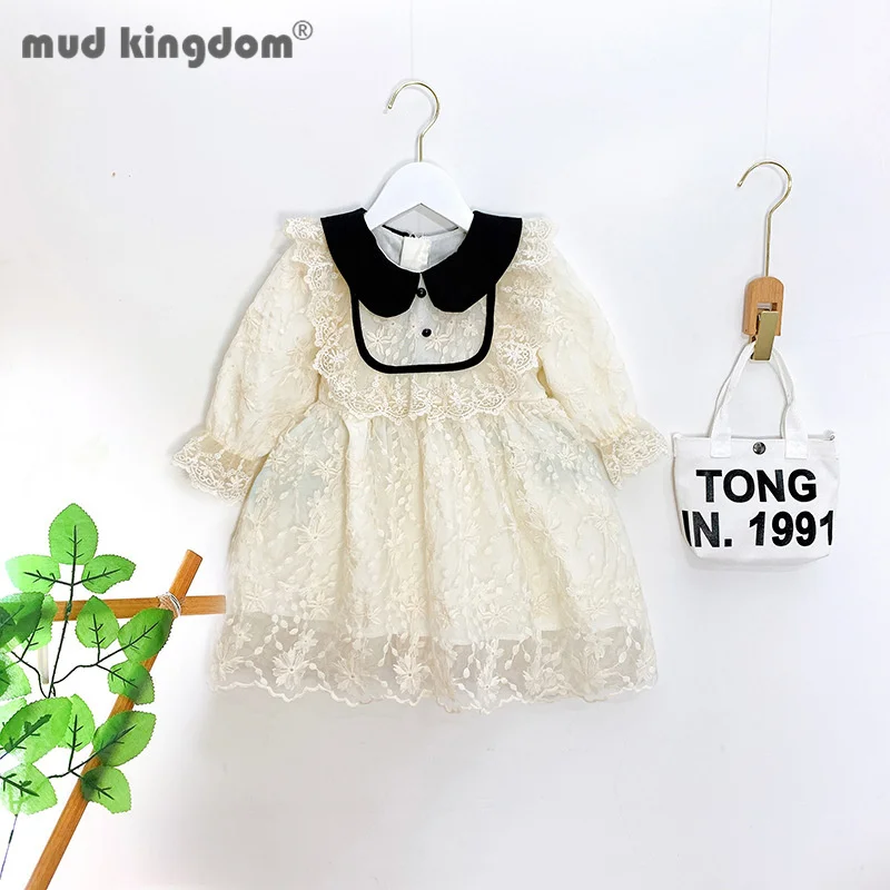 Mudkingdom Lace Princess Dress for Cute Girls Peter Pan Collar Print Zipper Puff Long Sleeve Dresses Toddler Spring Kids Clothes
Mudkingdom Lace Princess Dress for Cute Girls Peter Pan Collar Print Zipper Puff Long Sleeve Dresses Toddler Spring Kids Clothes