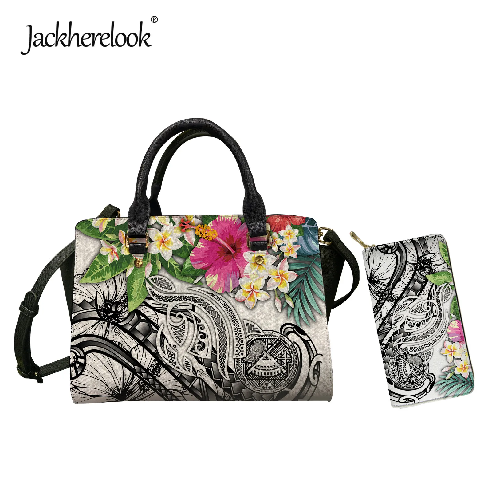 Jackherelook Hibiscus Plumeria Polynesian Tribal Pattern Female Crossbody Bag Wallet Luxury PU Leather Messenger Bag for Women 
Jackherelook Hibiscus Plumeria Polynesian Tribal Pattern Female Crossbody Bag Wallet Luxury PU Leather Messenger Bag for Women
