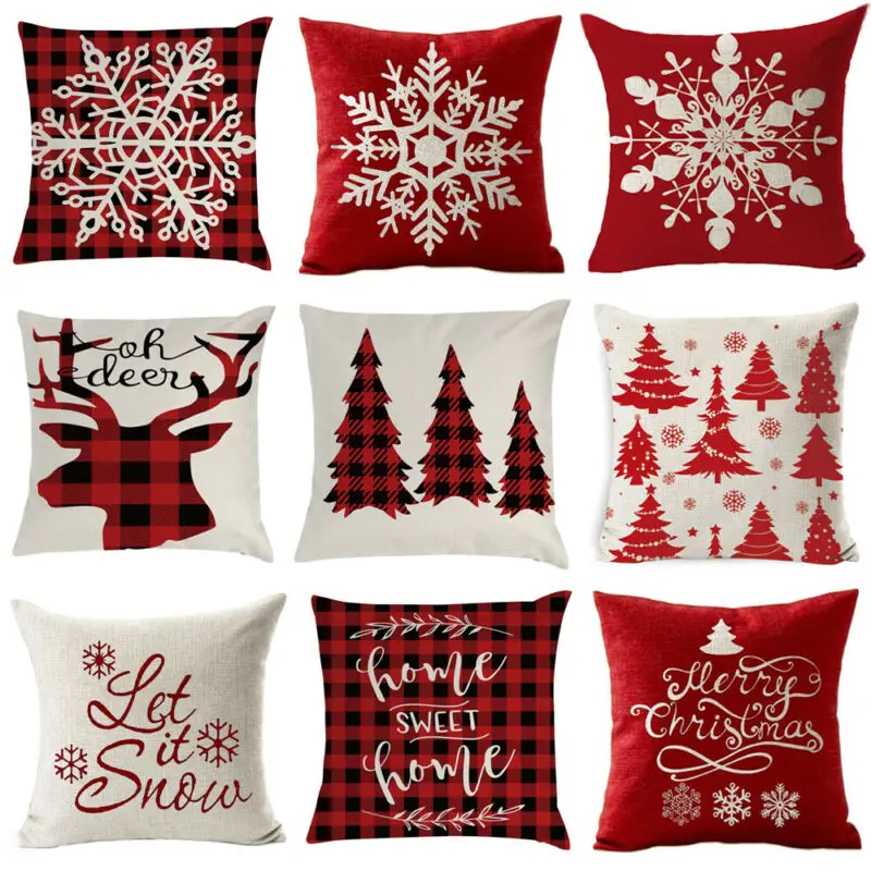 Christmas Decoration Pillow Case Cushion Cover Snowflake Pattern Polyester Pillows Sofa Home Decoration Pillowcase 45x45
Christmas Decoration Pillow Case Cushion Cover Snowflake Pattern Polyester Pillows Sofa Home Decoration Pillowcase 45x45