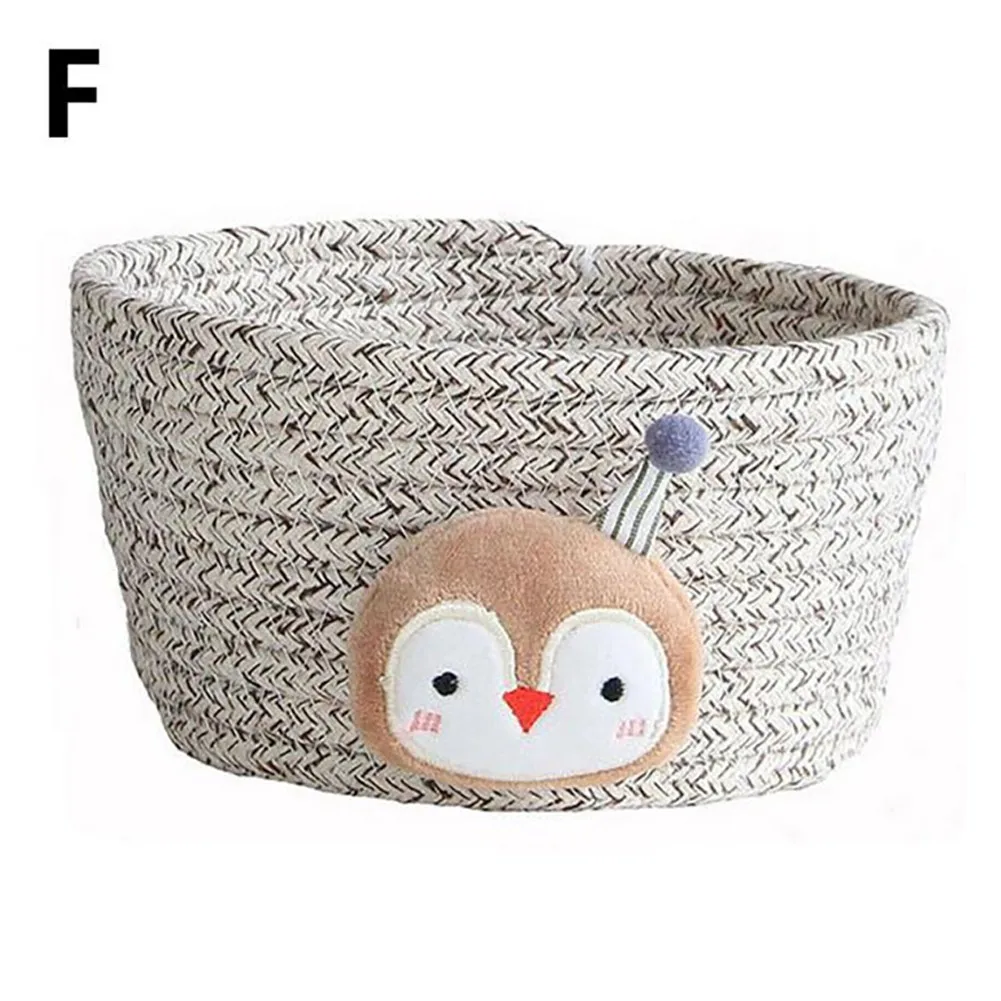 Cartoon Animal Woven Frame Desktop Hand Woven Storage Box Kid Toys Basket Desktop Sundries Organizer For Cosmetics Storage Box
Cartoon Animal Woven Frame Desktop Hand Woven Storage Box Kid Toys Basket Desktop Sundries Organizer For Cosmetics Storage Box