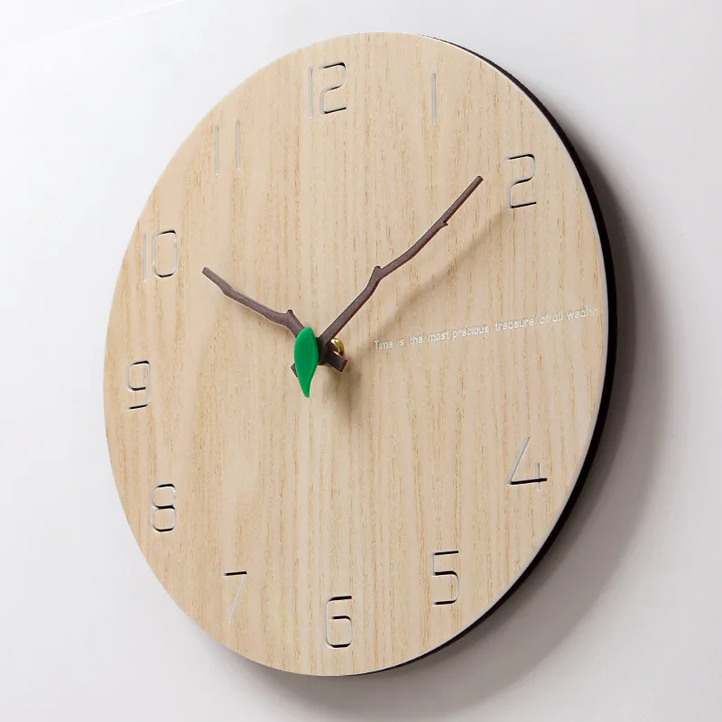 Simple living room bedroom silent household fashion clock laser engraved wall clock
Simple living room bedroom silent household fashion clock laser engraved wall clock