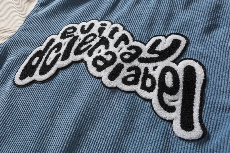 2021 New Autumn Corduroy Towel Embroid Patchwork Letter Men's Bomber Jacket Unisex Women's Baseball Varsity Coat Street Chic
2021 New Autumn Corduroy Towel Embroid Patchwork Letter Men's Bomber Jacket Unisex Women's Baseball Varsity Coat Street Chic
