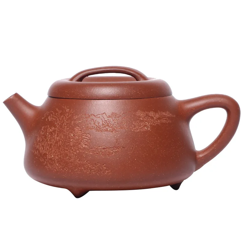 Yixing Raw Ore Down Slope Mud Famous Full Manual Dark-red Enameled Pottery Teapot Mountain Cloud Gourd Infusion Of Tea Kettle
Yixing Raw Ore Down Slope Mud Famous Full Manual Dark-red Enameled Pottery Teapot Mountain Cloud Gourd Infusion Of Tea Kettle
