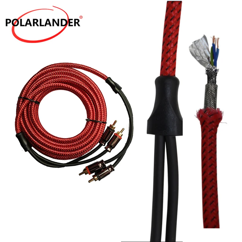1 pc red Professional pure copper 5 meters audio cable stereo cable Car Audio Wire Amplifier Subwoofer Speaker RCA to RCA 
1 pc red Professional pure copper 5 meters audio cable stereo cable Car Audio Wire Amplifier Subwoofer Speaker RCA to RCA