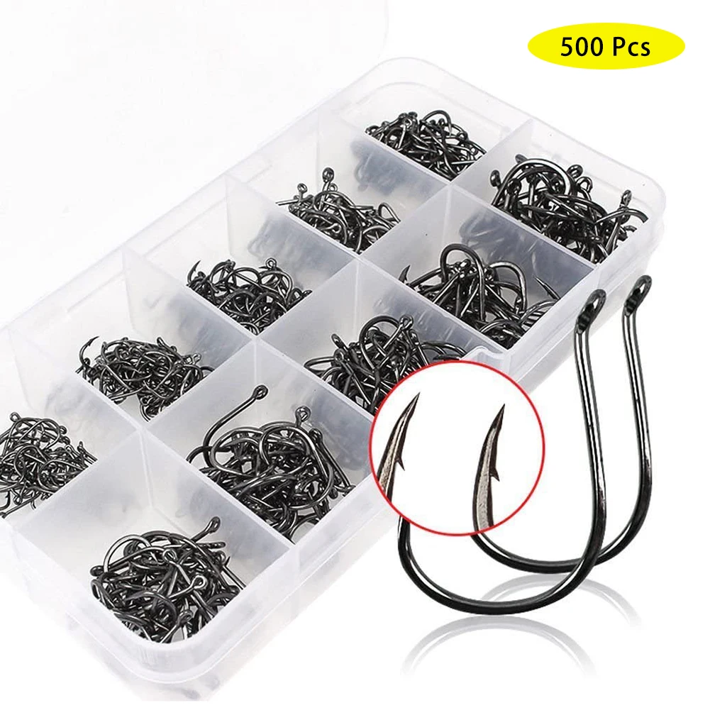 500 шт., рыболовные крючки из углеродистой стали
500 шт., рыболовные крючки из углеродистой стали