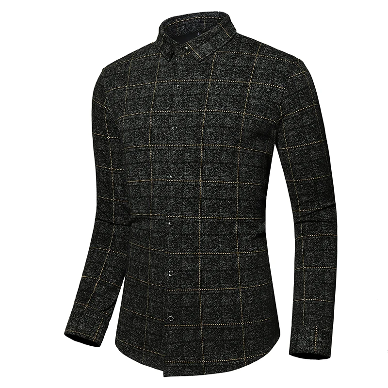 M-5XL 6XL 7XL Fashion Man Long Sleeve Lapel Collar Plaid Casual Shirt Mens Loose Autumn Tops 9681
M-5XL 6XL 7XL Fashion Man Long Sleeve Lapel Collar Plaid Casual Shirt Mens Loose Autumn Tops 9681