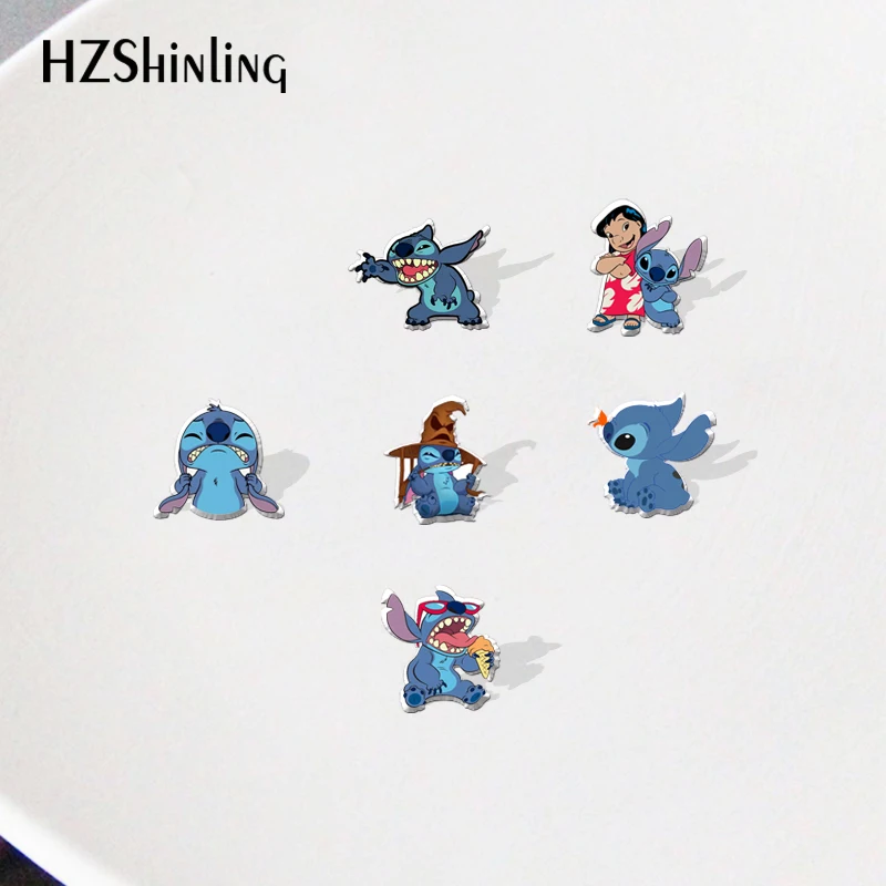 Lilo Stitch Cartoon Acrylic lapel pins Badges Resin Epoxy Pins Deco for Jewelry Accessories
Lilo Stitch Cartoon Acrylic lapel pins Badges Resin Epoxy Pins Deco for Jewelry Accessories