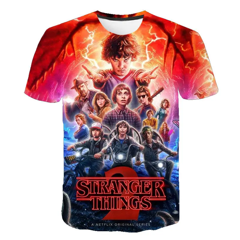 2020 New 3D Printed T Shirt Stranger Things 3 T-shirt men' children's Short sleeve Tops Hot TV series Camiseta kid's Summer Tees
2020 New 3D Printed T Shirt Stranger Things 3 T-shirt men' children's Short sleeve Tops Hot TV series Camiseta kid's Summer Tees