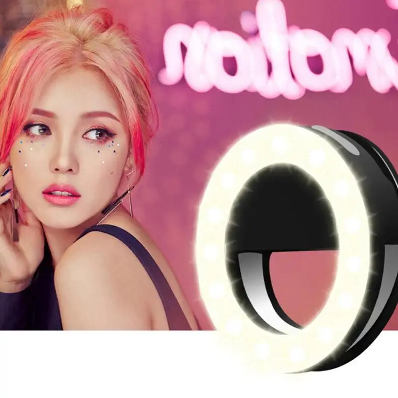 1pc Rovtop USB charge LED Selfie Ring Light For Iphone Color Light Enhancing Selfie Supplementary For Phones Hot Lighting 4 W5M6
1pc Rovtop USB charge LED Selfie Ring Light For Iphone Color Light Enhancing Selfie Supplementary For Phones Hot Lighting 4 W5M6