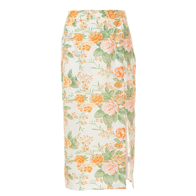 Ladies Floral Skirt Casual High Waist Slim Fit Split Split Mid-Length Skirt 2021 Summer Casual Beach Wind High Street All-Match
Ladies Floral Skirt Casual High Waist Slim Fit Split Split Mid-Length Skirt 2021 Summer Casual Beach Wind High Street All-Match
