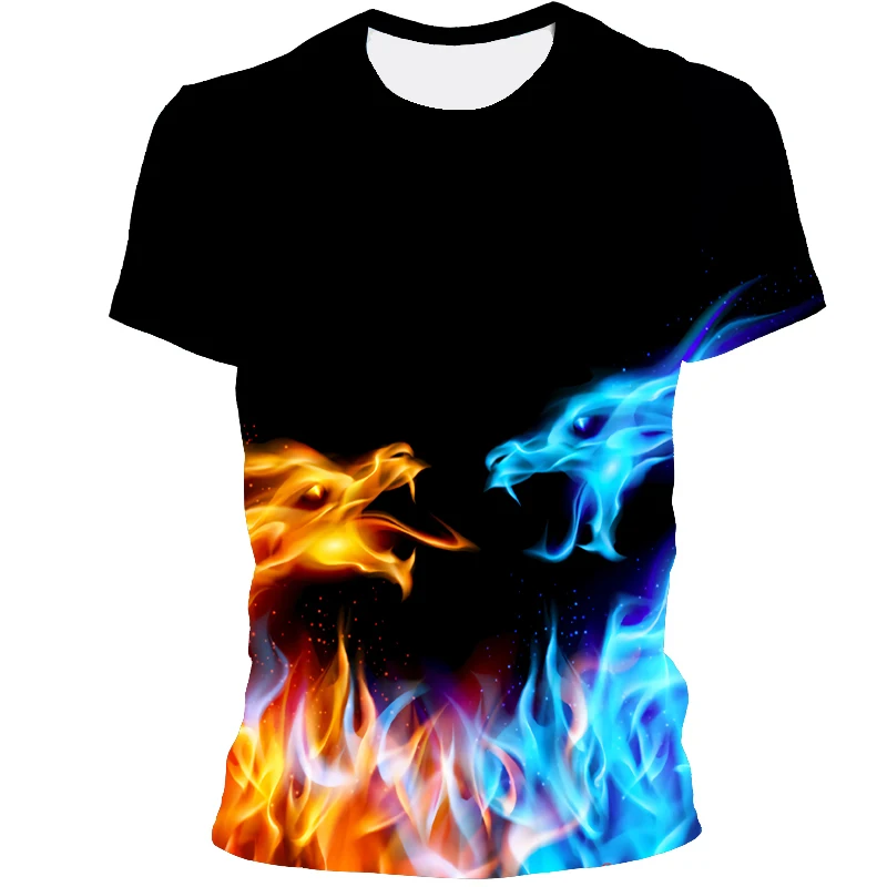 2021 New 3D Trend Men's Dragon Pattern Short Sleeve Casual T-Shirt 3D-Printed Fashion Top
2021 New 3D Trend Men's Dragon Pattern Short Sleeve Casual T-Shirt 3D-Printed Fashion Top