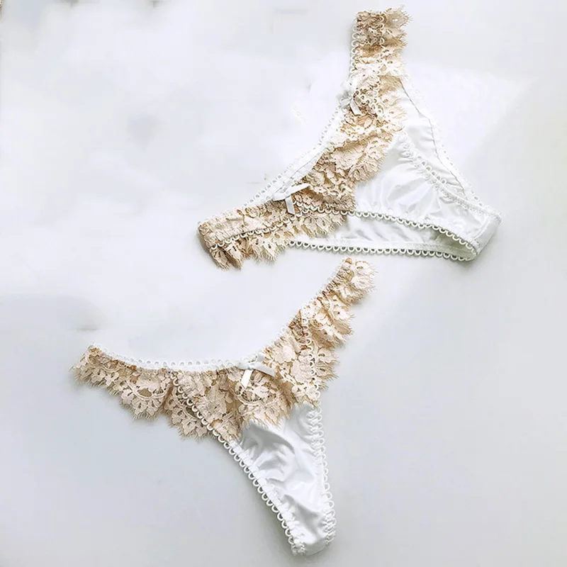 Sexy Lace Stretch Print Briefs Bowknot Hollow Out Women Thong Soft Solid Color Panties Fashion Cozy Thin Female Underpant E79
Sexy Lace Stretch Print Briefs Bowknot Hollow Out Women Thong Soft Solid Color Panties Fashion Cozy Thin Female Underpant E79