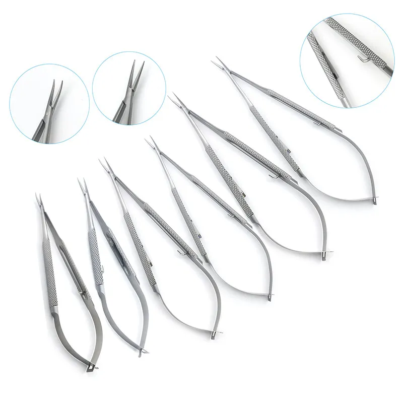 8 Types Stainless Steel Castroviejo Needle Holders with Lock Round Handle Needle Holding Forceps Surgery Tools 1pcs
8 Types Stainless Steel Castroviejo Needle Holders with Lock Round Handle Needle Holding Forceps Surgery Tools 1pcs