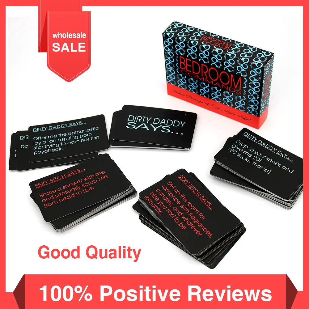 Cards Bedroom Commands Board Game Adult Fun Card Game Bedroom Commands VIP Dropshipping
Cards Bedroom Commands Board Game Adult Fun Card Game Bedroom Commands VIP Dropshipping