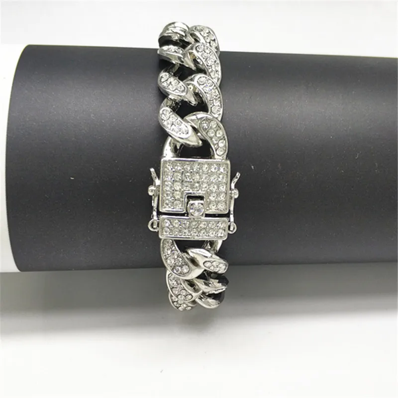 Men Hip Hop Chain Bracelet Domineering 14 mm Wide Cuban Chains Personality Bracelet Fashion Jewelry Gift For Cool Boy Men
Men Hip Hop Chain Bracelet Domineering 14 mm Wide Cuban Chains Personality Bracelet Fashion Jewelry Gift For Cool Boy Men