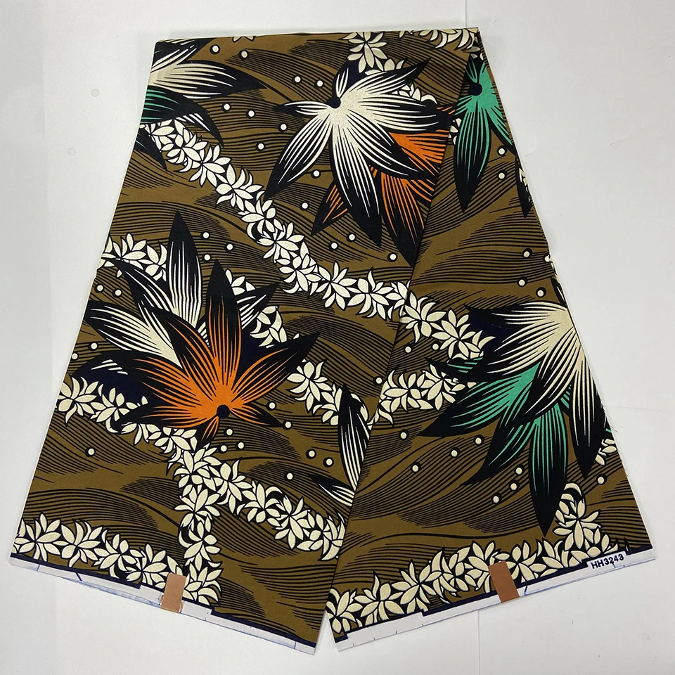 Hot Selling Bronzing Ankara Fabric African Wax Print Gold Printing Cotton Fabric Ghana Nigerian Pagne Batik Wax Materials HST-89
Hot Selling Bronzing Ankara Fabric African Wax Print Gold Printing Cotton Fabric Ghana Nigerian Pagne Batik Wax Materials HST-89